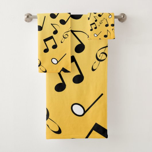 Muziekpatroon Bad Handdoek (Insitu)