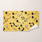 Muziekpatroon Bad Handdoek (Handdoek)