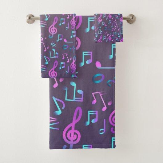 Muziekpatroon Bad Handdoek (Insitu)