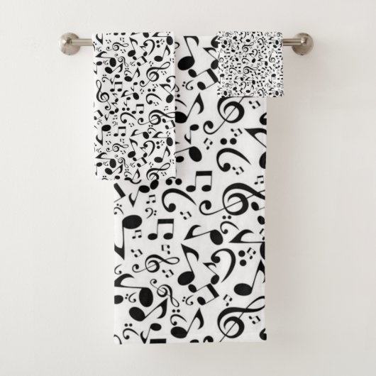 Muziekpatroon Bad Handdoek (Insitu)