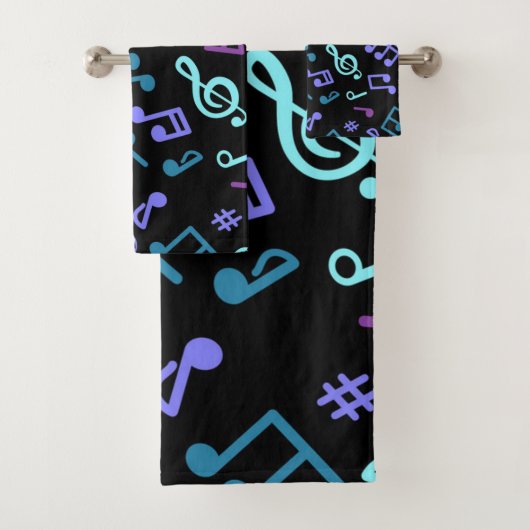 Muziekpatroon Bad Handdoek (Insitu)