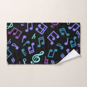 Muziekpatroon Bad Handdoek (Handdoek)