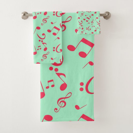 Muziekpatroon Bad Handdoek (Insitu)