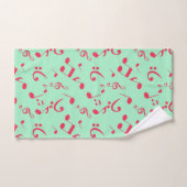 Muziekpatroon Bad Handdoek (Handdoek)