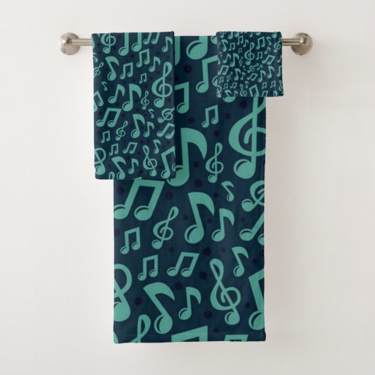 Muziekpatroon Bad Handdoek (Insitu)