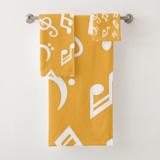 Muziekpatroon Bad Handdoek (Insitu)