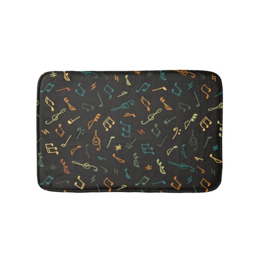 Muziekpatroon Badmat (Voorkant)
