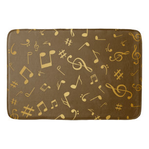 Muziekpatroon Badmat