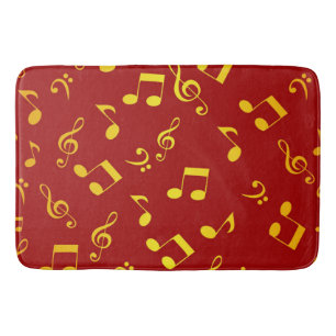 Muziekpatroon Badmat