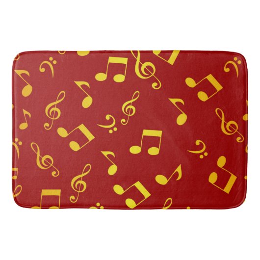 Muziekpatroon Badmat (Voorkant)