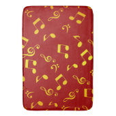 Muziekpatroon Badmat (Voorkant Verticaal)