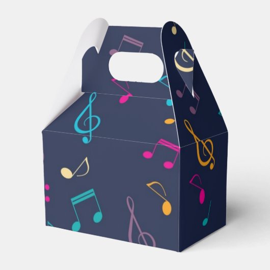 Muziekpatroon Bedankdoosjes (Voorkant Zijde)