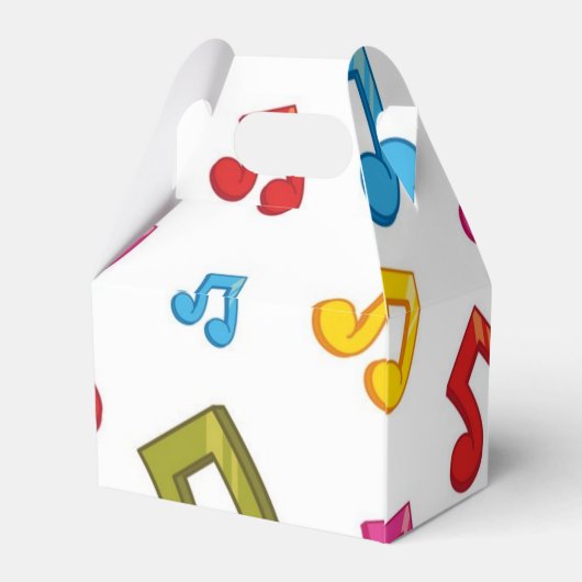 Muziekpatroon Bedankdoosjes (Achterkant)