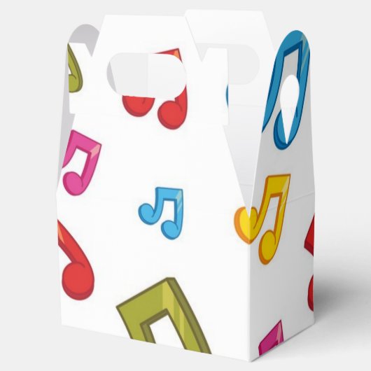 Muziekpatroon Bedankdoosjes (Geopend)