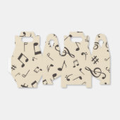 Muziekpatroon Bedankdoosjes (Uitgevouwen)