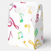 Muziekpatroon Bedankdoosjes (Geopend)