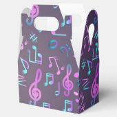 Muziekpatroon Bedankdoosjes (Geopend)