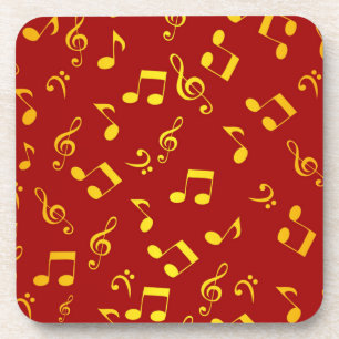 Muziekpatroon Bier Onderzetter