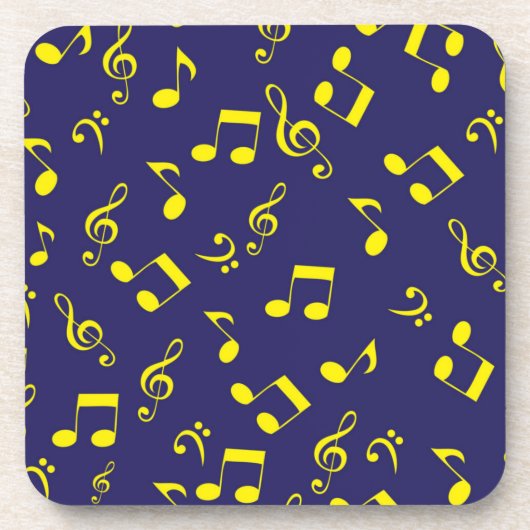 Muziekpatroon Bier Onderzetter (Voorkant)