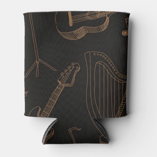 Muziekpatroon Blikjeskoeler (Voorkant)