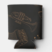 Muziekpatroon Blikjeskoeler (Achterkant)