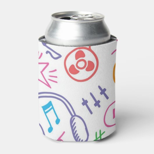 Muziekpatroon Blikjeskoeler (Blikje Voorkant)