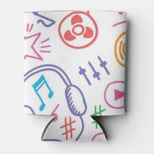Muziekpatroon Blikjeskoeler