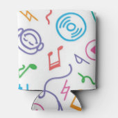 Muziekpatroon Blikjeskoeler (Achterkant)