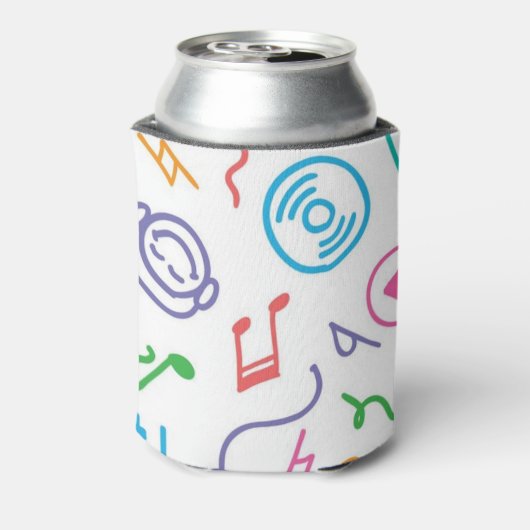 Muziekpatroon Blikjeskoeler (Blikje Achterkant)