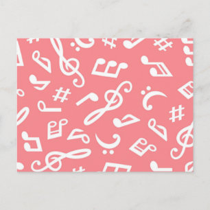 Muziekpatroon Briefkaart