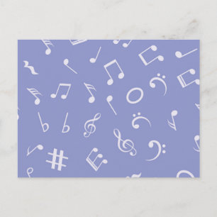 Muziekpatroon Briefkaart