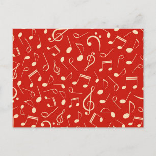 Muziekpatroon Briefkaart