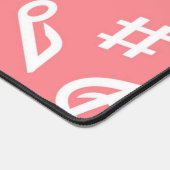 Muziekpatroon Bureaumat (Hoek)