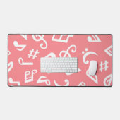 Muziekpatroon Bureaumat (Keyboard & Muis)