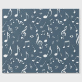 Muziekpatroon Cadeaupapier (Vlak)