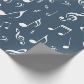 Muziekpatroon Cadeaupapier (Hoek)