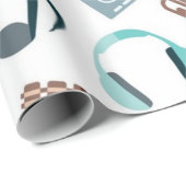 Muziekpatroon Cadeaupapier (Rol Hoek)