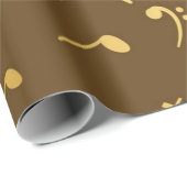 Muziekpatroon Cadeaupapier (Rol Hoek)