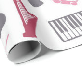 Muziekpatroon Cadeaupapier (Rol Hoek)