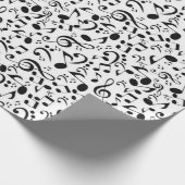 Muziekpatroon Cadeaupapier (Hoek)