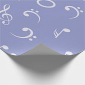 Muziekpatroon Cadeaupapier (Hoek)