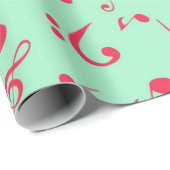 Muziekpatroon Cadeaupapier (Rol Hoek)