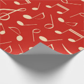 Muziekpatroon Cadeaupapier (Hoek)