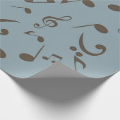 Muziekpatroon Cadeaupapier (Hoek)