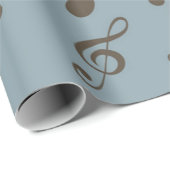 Muziekpatroon Cadeaupapier (Rol Hoek)