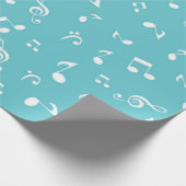 Muziekpatroon Cadeaupapier (Hoek)