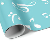 Muziekpatroon Cadeaupapier (Rol Hoek)