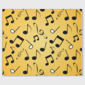 Muziekpatroon Cadeaupapier (Vlak)