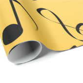 Muziekpatroon Cadeaupapier (Rol Hoek)