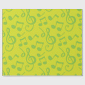 Muziekpatroon Cadeaupapier (Vlak)